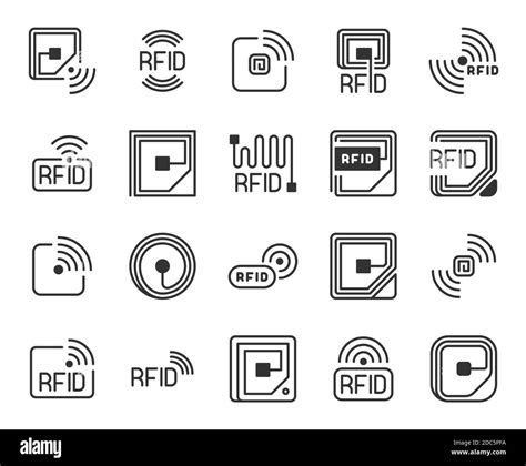 rfid chip icon|rfid logos.